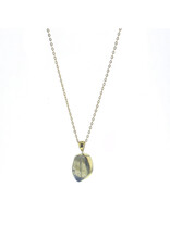 Zuri Necklace (Labradorite) - Gold