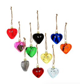 Heart With Eyes Ornament (Assorted)