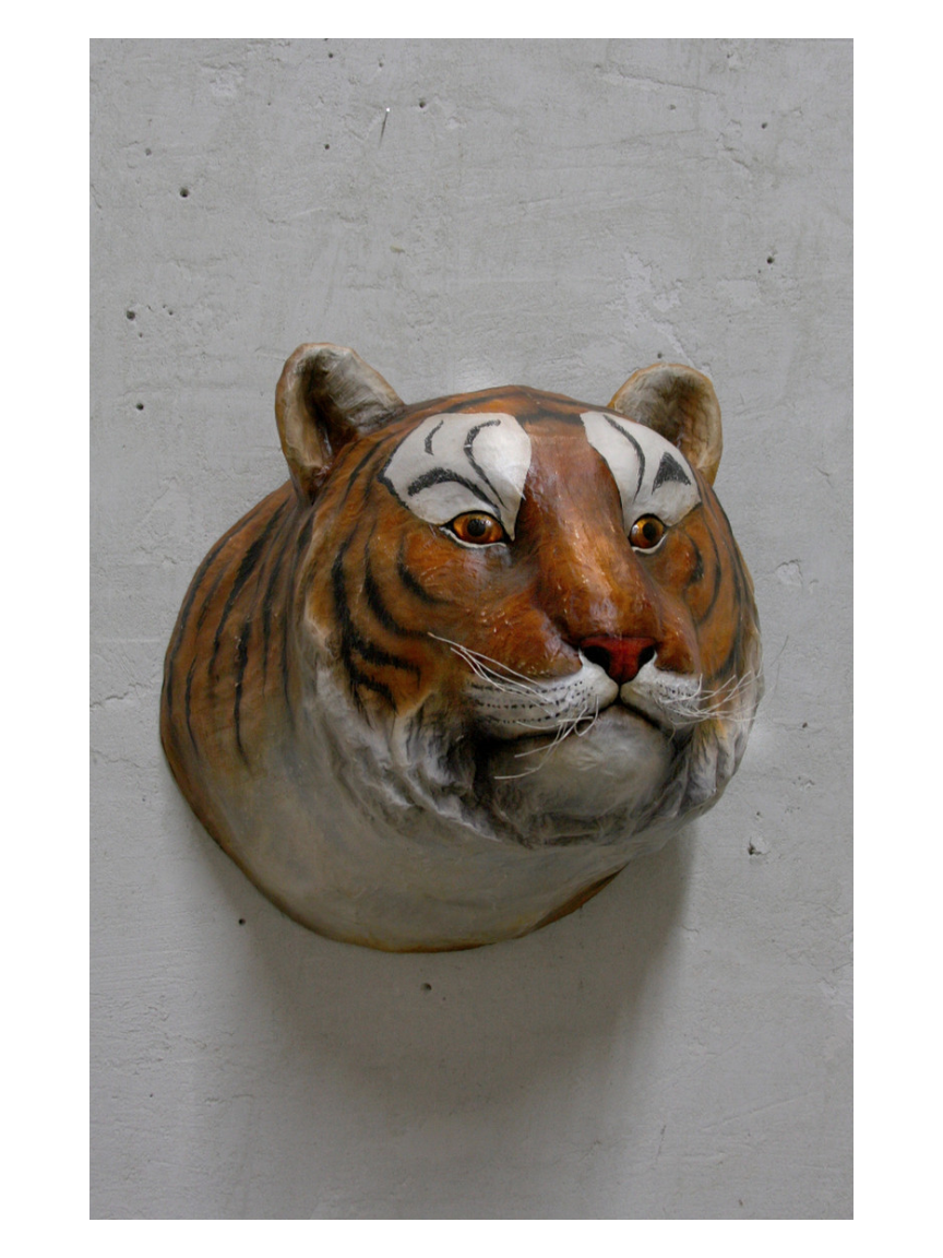 Tiger Head Mount Home