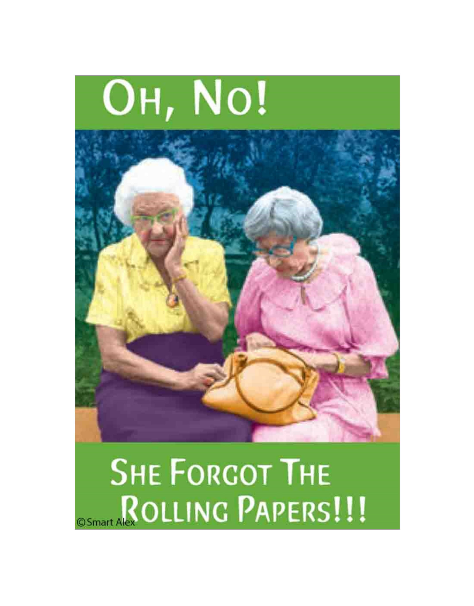 Oh No! She Forgot the Rolling Papers! Magnet