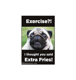 Exercise?! I Thought You Said Extra Fries Magnet