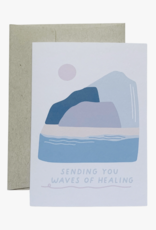 Waves of Healing Greeting Card