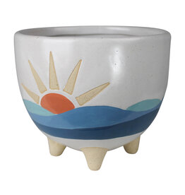 Ceramic Seascape Cachepot