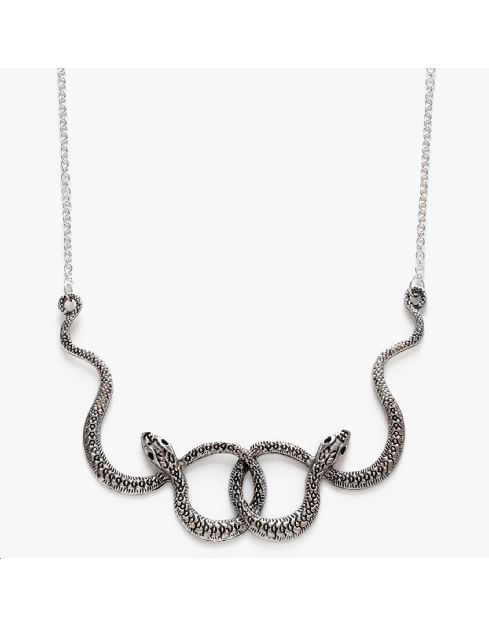 Ophidian Snake Necklace - Silver