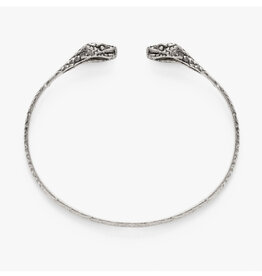 Ophidian Cuff Bracelet - Silver