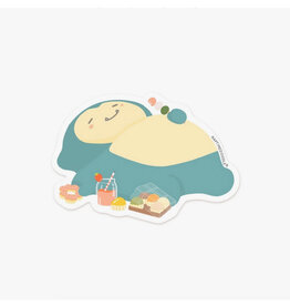 Snacking & Sleeping Snorlax Sticker
