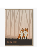 Our Love Is Rare Greeting Card