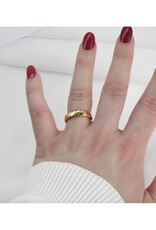 Twisted Bold Ring - Gold