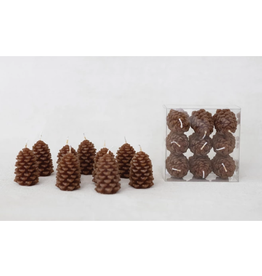 Unscented Pinecone Tealights Set
