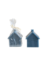 Unscented Blue House Candle - Small