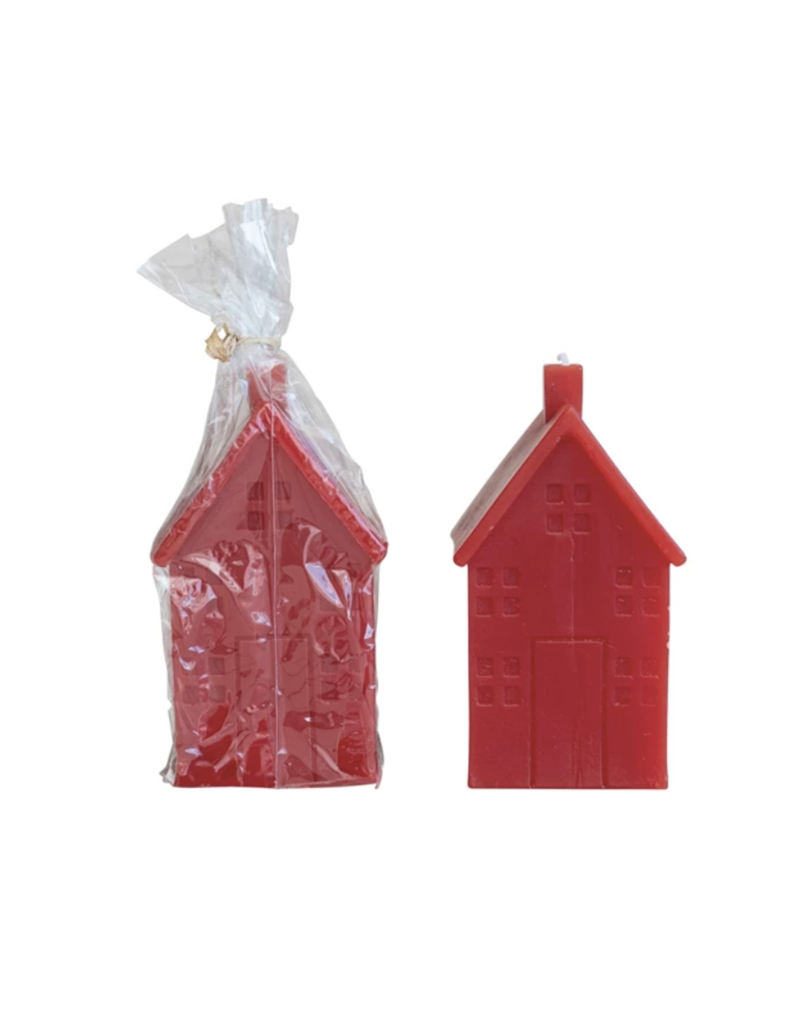 Unscented Red House Candle - Large