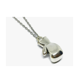 Boxing Glove Silver Necklace *
