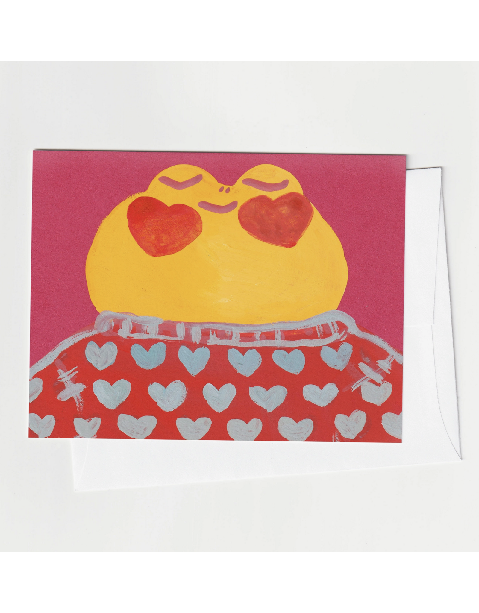 Heart Frog Greeting Card