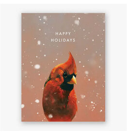 Cardinal Happy Holidays Card