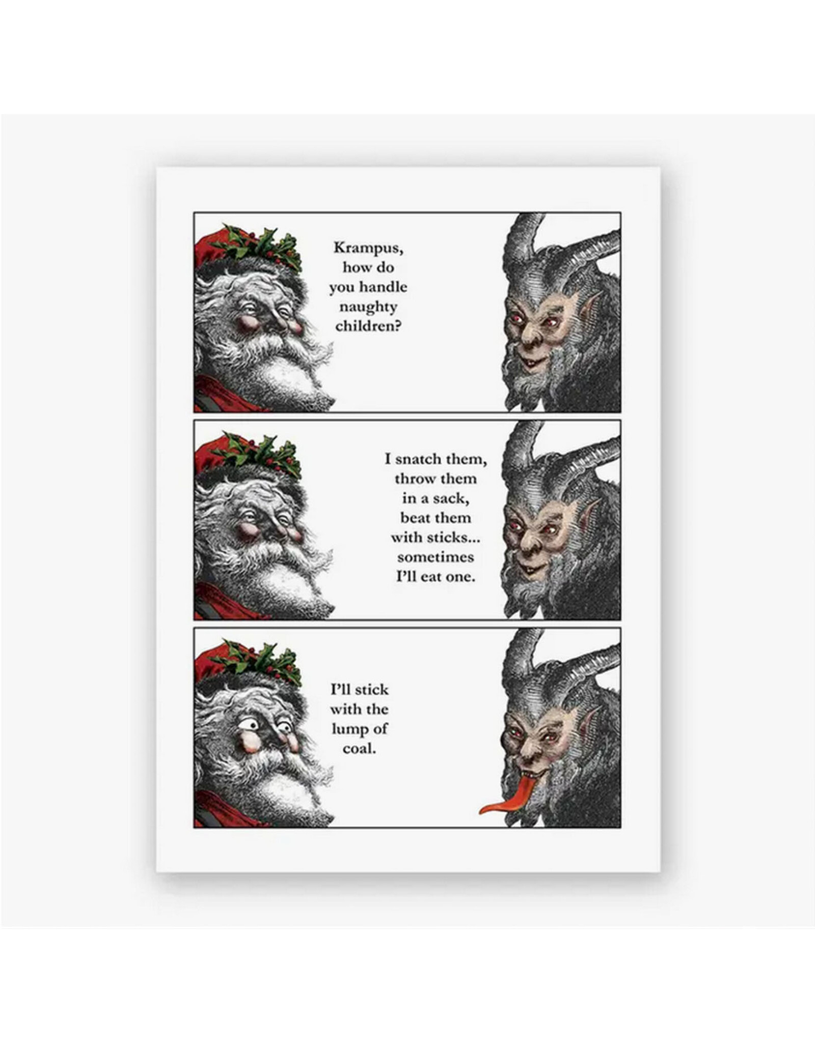 Krampus Christmas Greeting Card