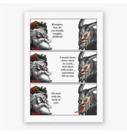 Krampus Christmas Greeting Card
