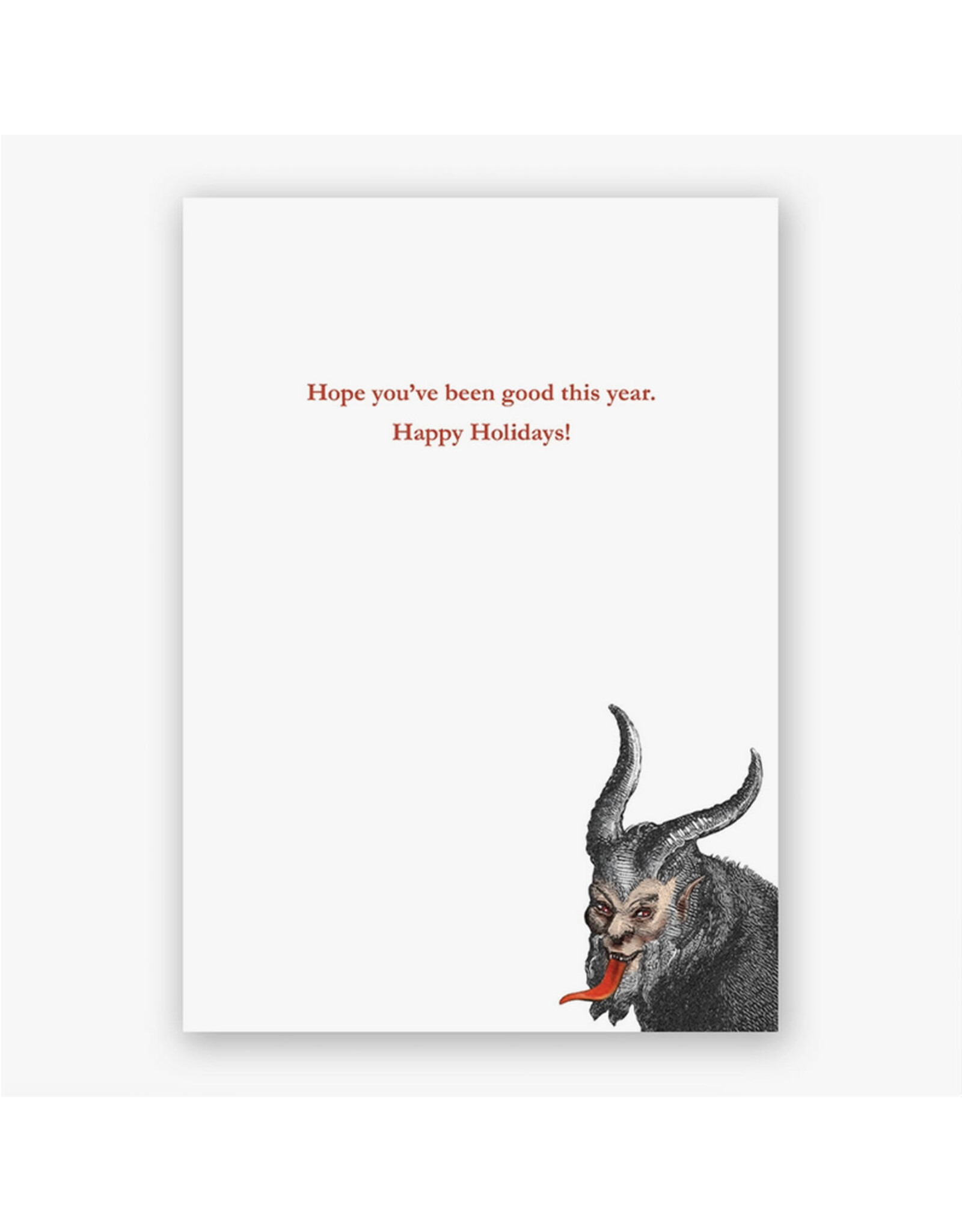 Krampus Christmas Greeting Card