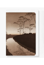 Canal in the Moonlight: Japanese Greeting Card