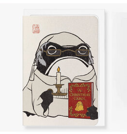 Scrooge Ezen Frog Greeting Card