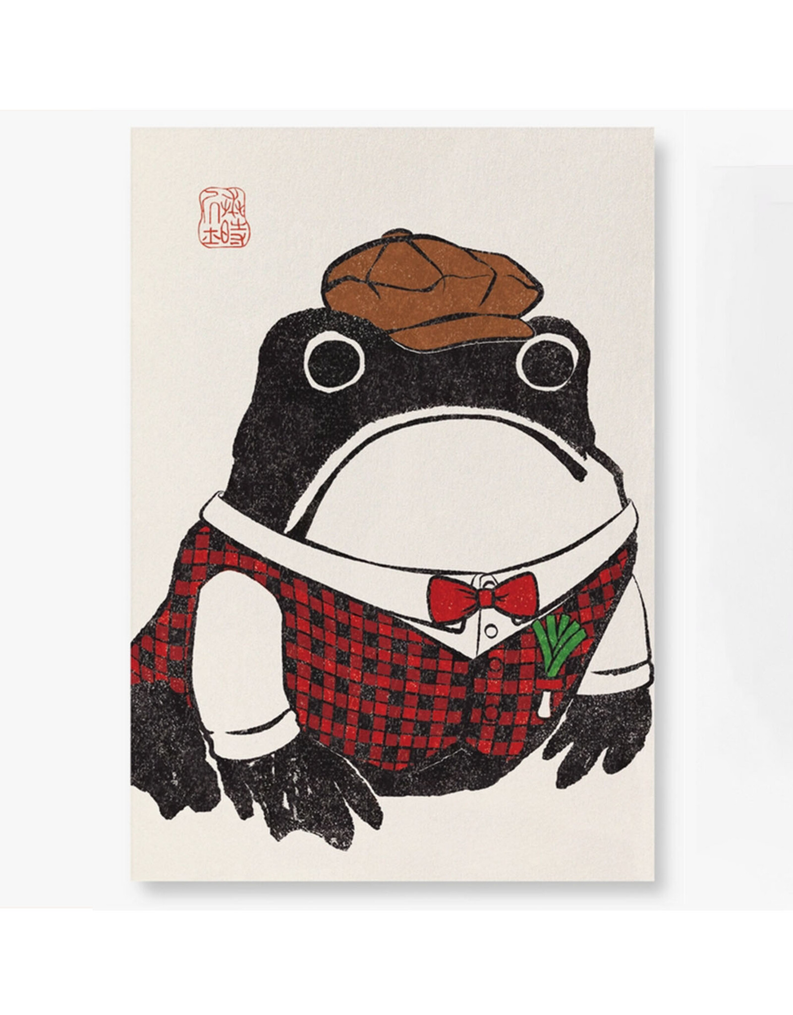 Welsh Boy Frog Print