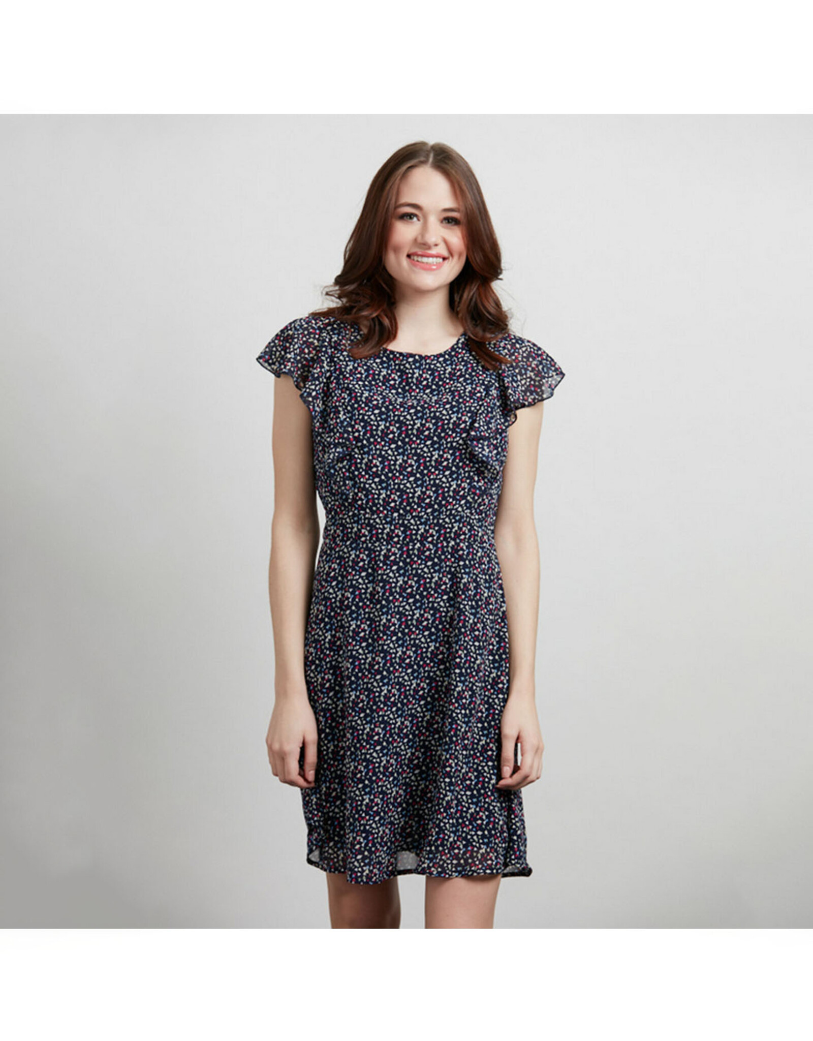 All Over Colorful Confetti Dress