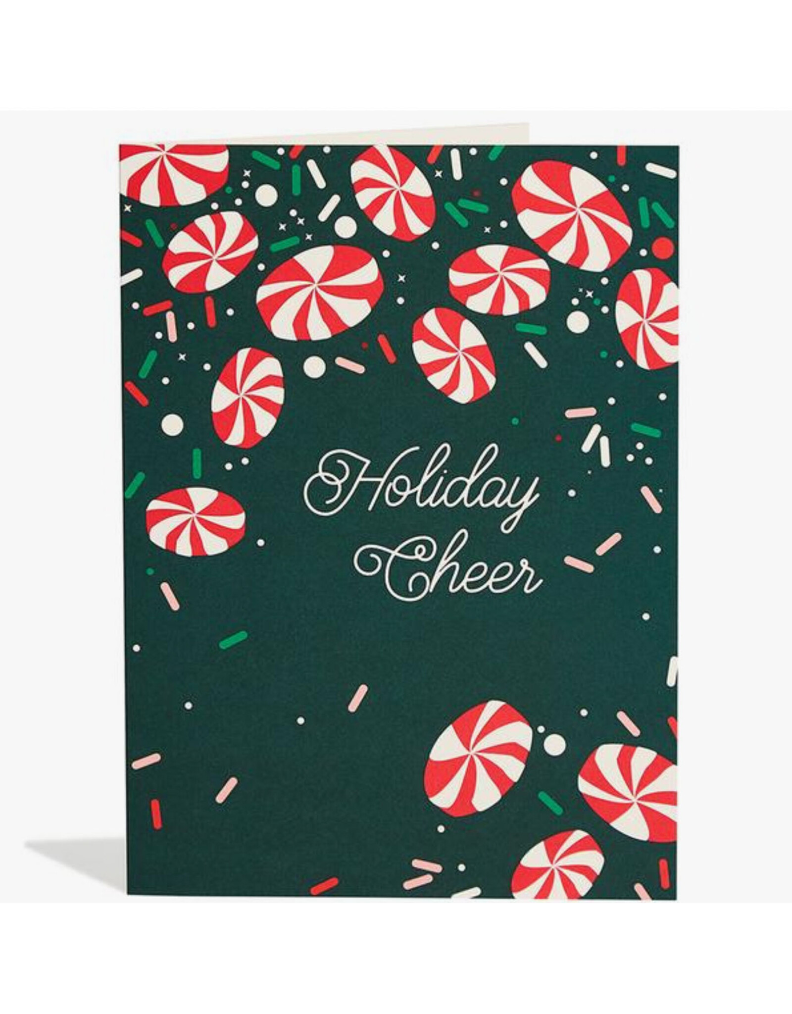 Holiday Cheer Peppermints & Sprinkles Greeting Card