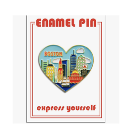 Boston Skyline Enamel Pin