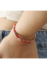 Red Cloisonné Bracelet