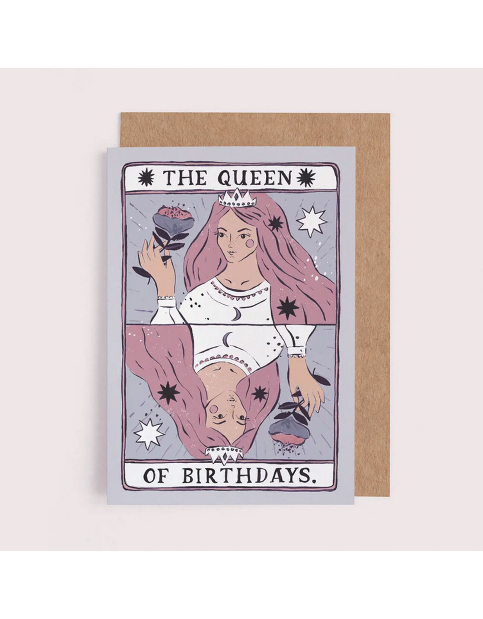 Queen of Birthdays Greeting Card