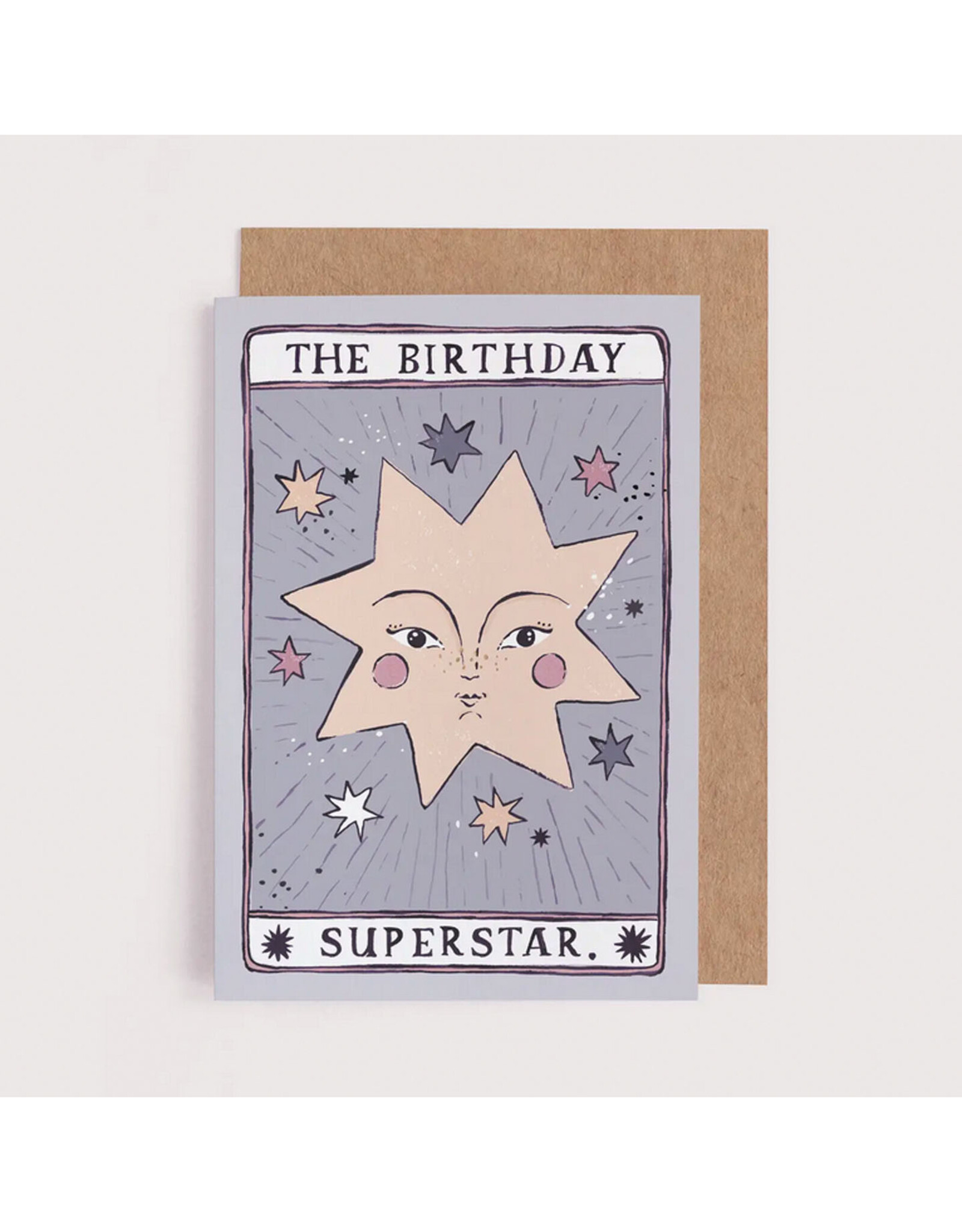 Tarot Superstar Birthday Greeting Card