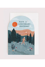 Legendary Bigfoot Birthday Greeting Card
