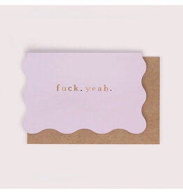Fuck. Yeah. Congrats Greeting Card