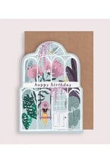Happy Birthday Greenhouse Greeting Card