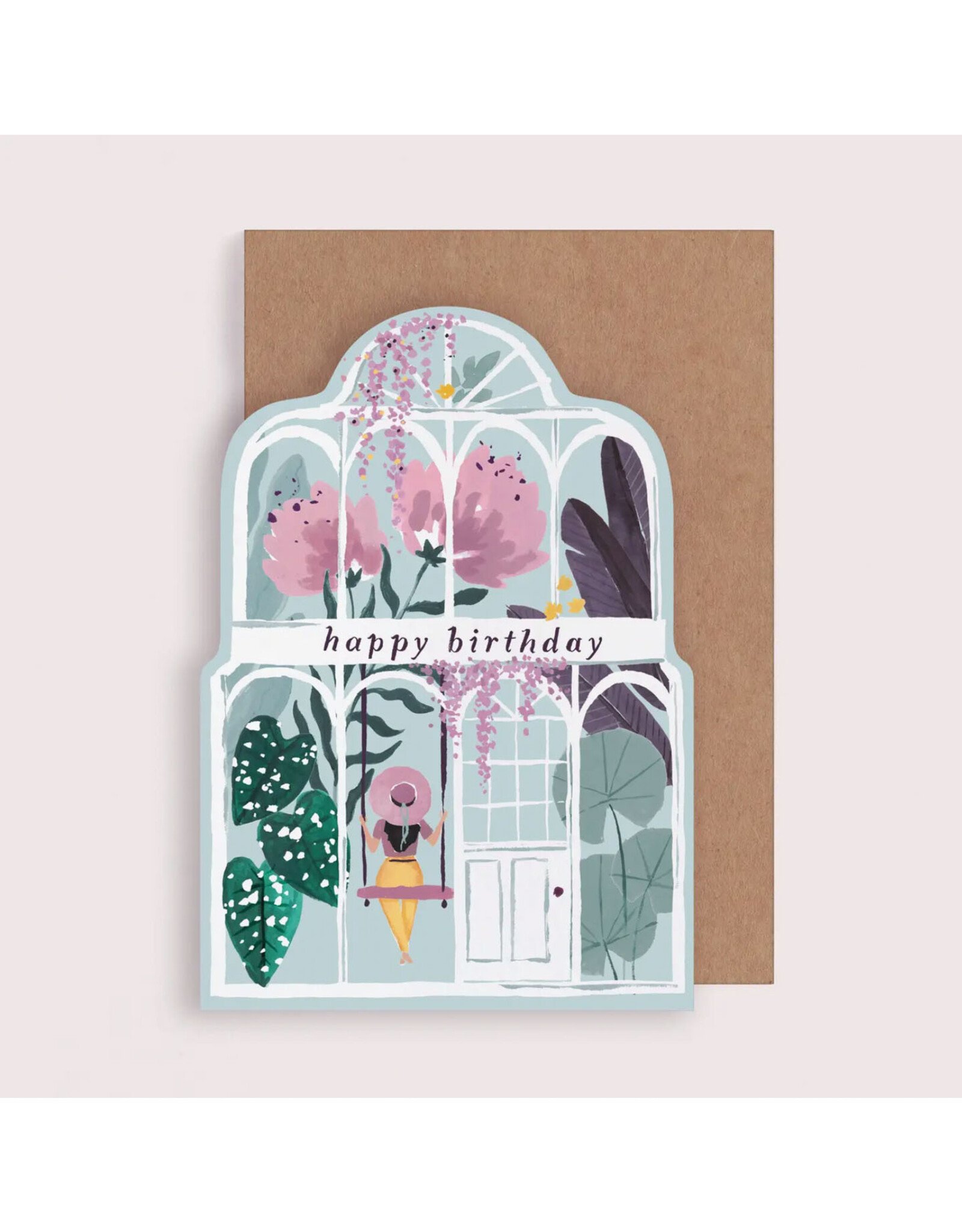 Happy Birthday Greenhouse Greeting Card