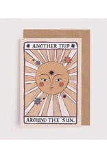 Trip Around the Sun Tarot Birthday Greeting Card