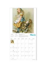 ‎ Flame Tree Gift Alice in Wonderland Wall Calendar 2024