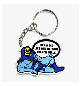 Skeletor Draw Me Like One of Your French Girls Keychain