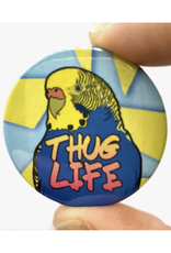 Thug Life Parakeet Button