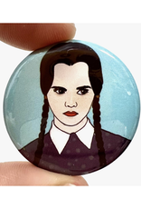 Wednesday Addams Button