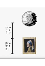 Girl with A Pearl Earring Enamel Pin