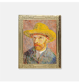 Van Gogh Self-Portrait with a Straw Hat Enamel Pin