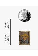 Van Gogh Self-Portrait with a Straw Hat Enamel Pin