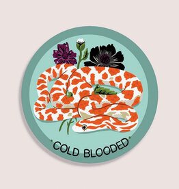 Cold Blooded Snake Vinyl Sticker