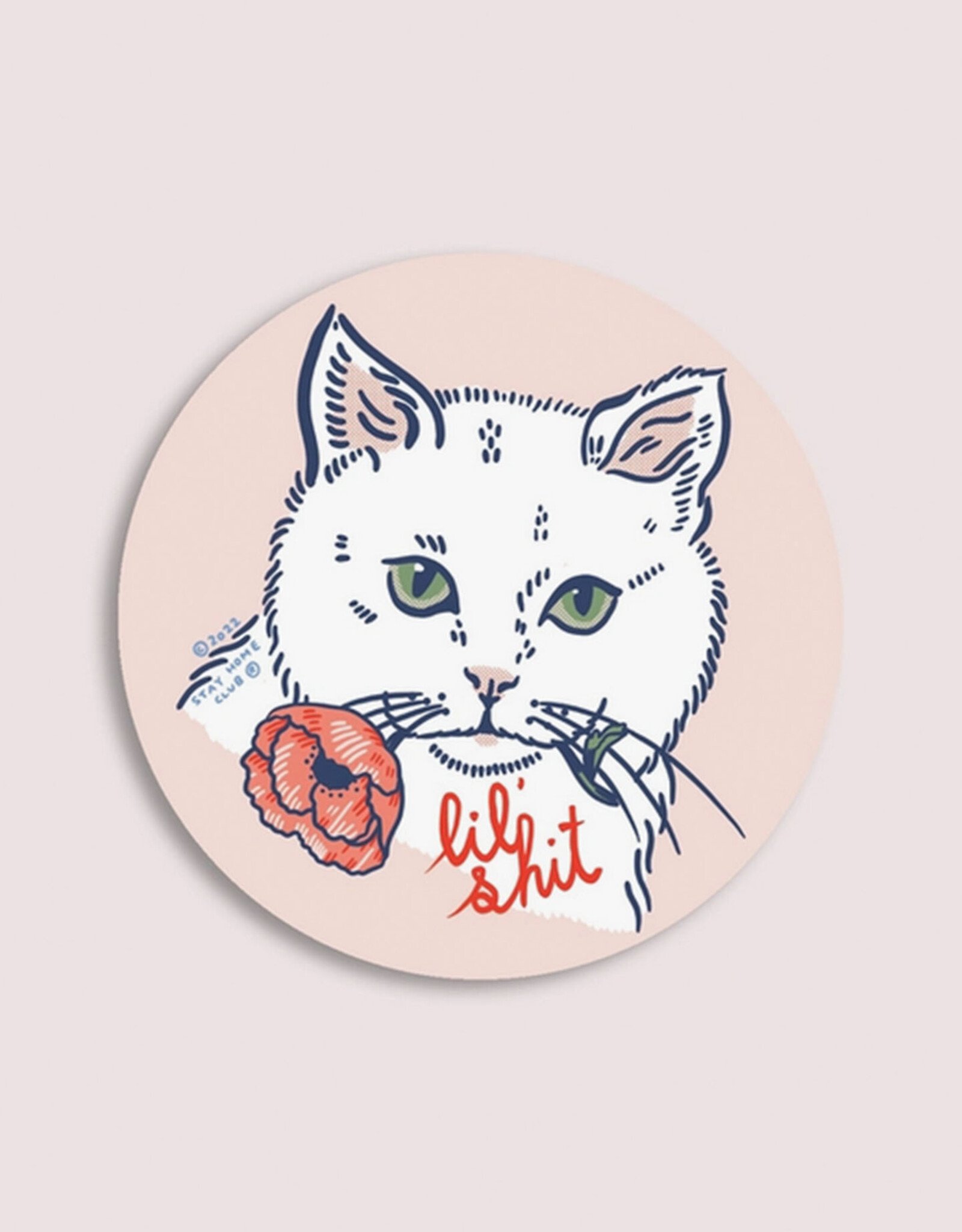 Lil' Shit Cat Vinyl Sticker