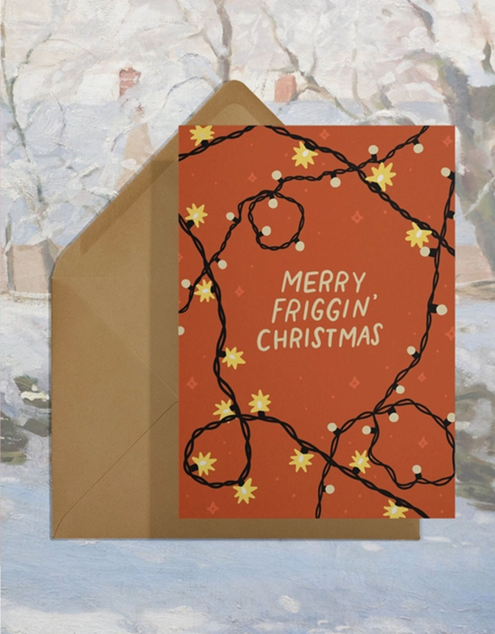 Merry Friggin' Christmas Greeting Card
