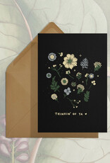 Thinking of Ya (Pressed Flowers) Greeting Card