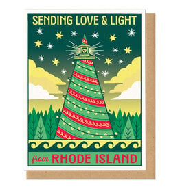 Love & Light from Rhode Island Greeting Card