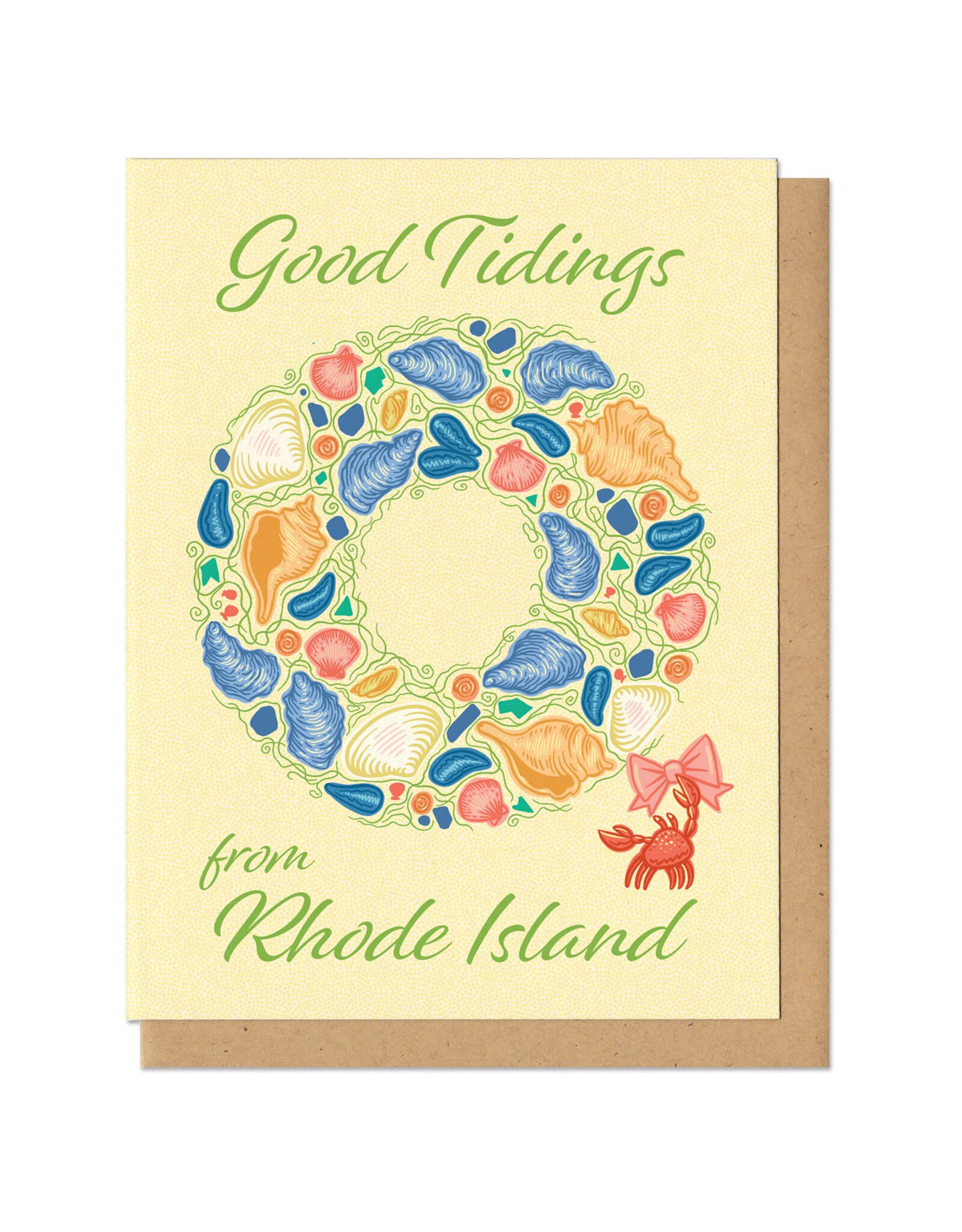 Good Tidings from Rhode Island Greeting Card