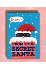 Secret Santa Spy Greeting Card