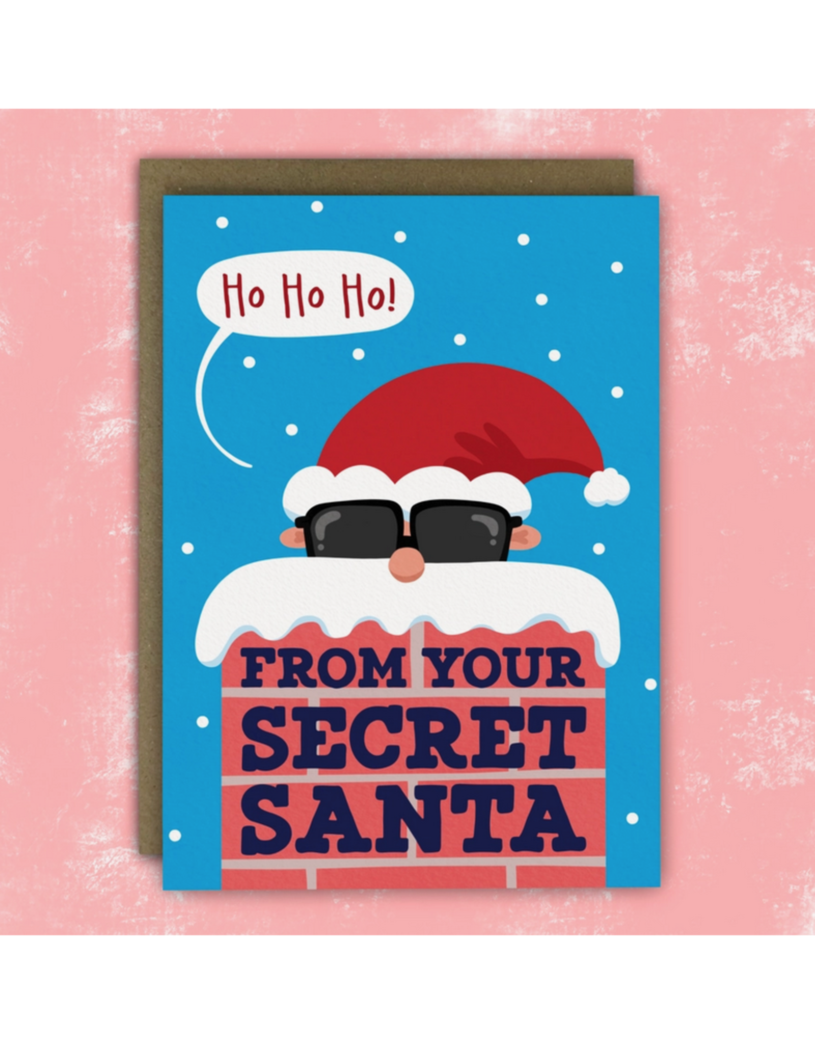 Secret Santa Spy Greeting Card